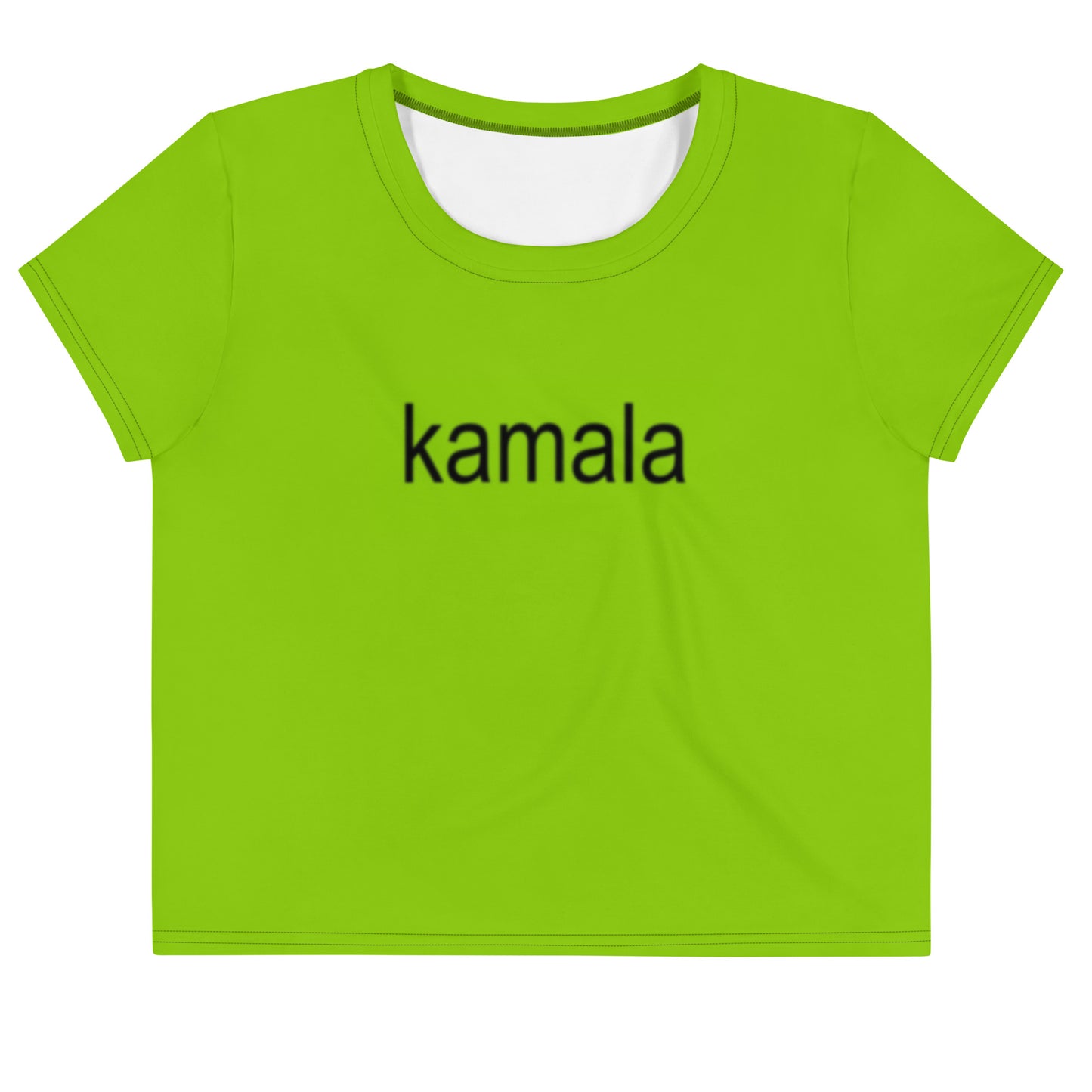 kamala brat crop tee