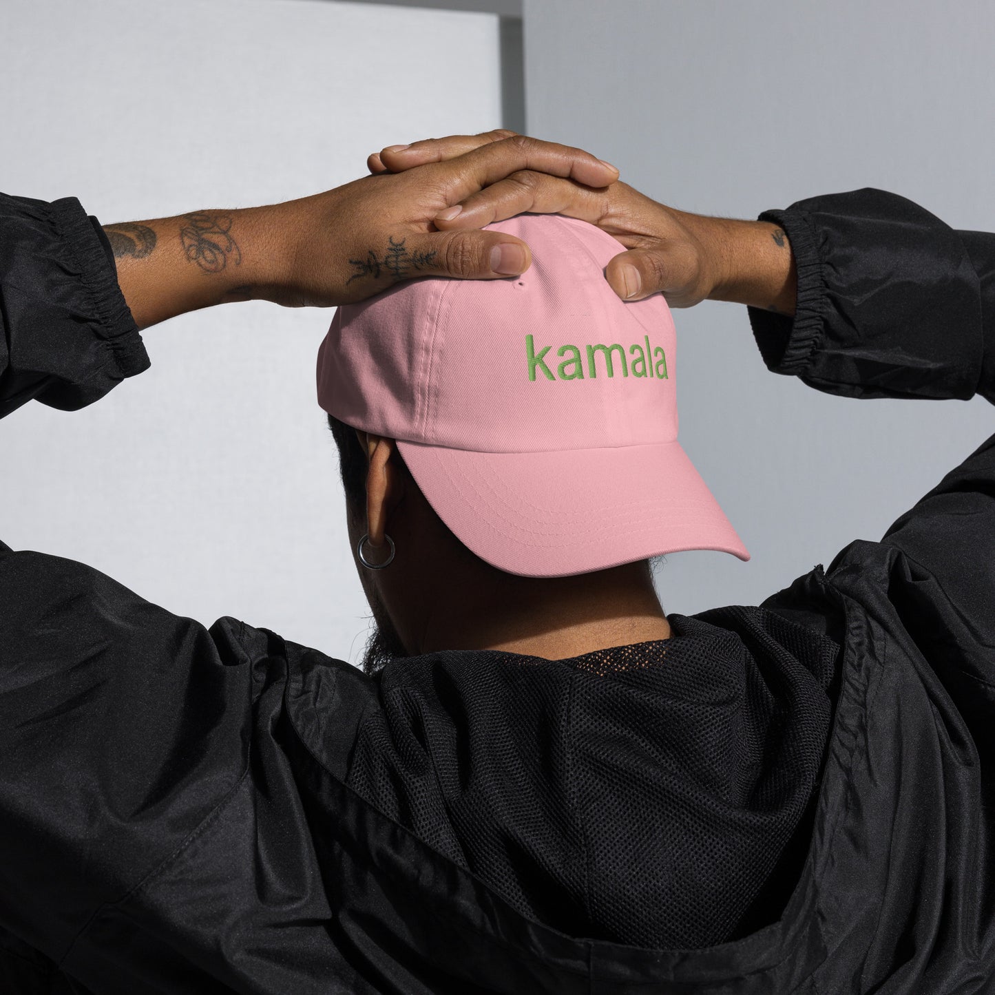 kamala x brat dad hat