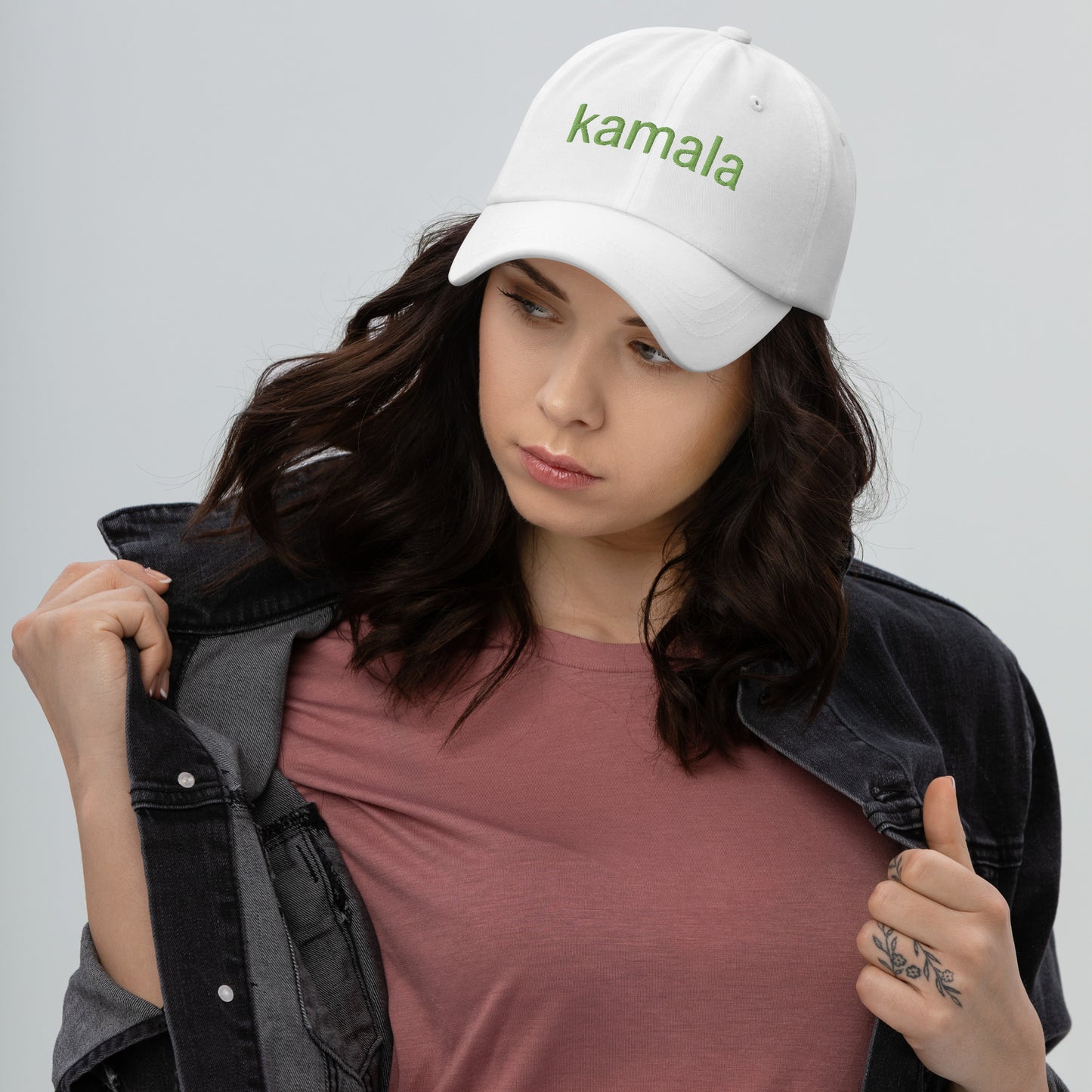 kamala x brat dad hat